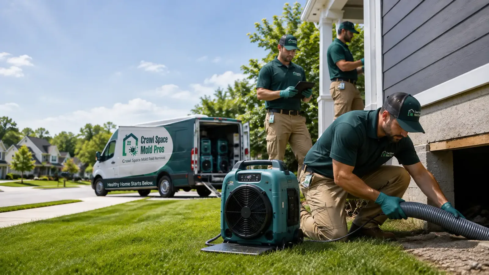 Crawl Space Mold Removal in Summerfield, OH